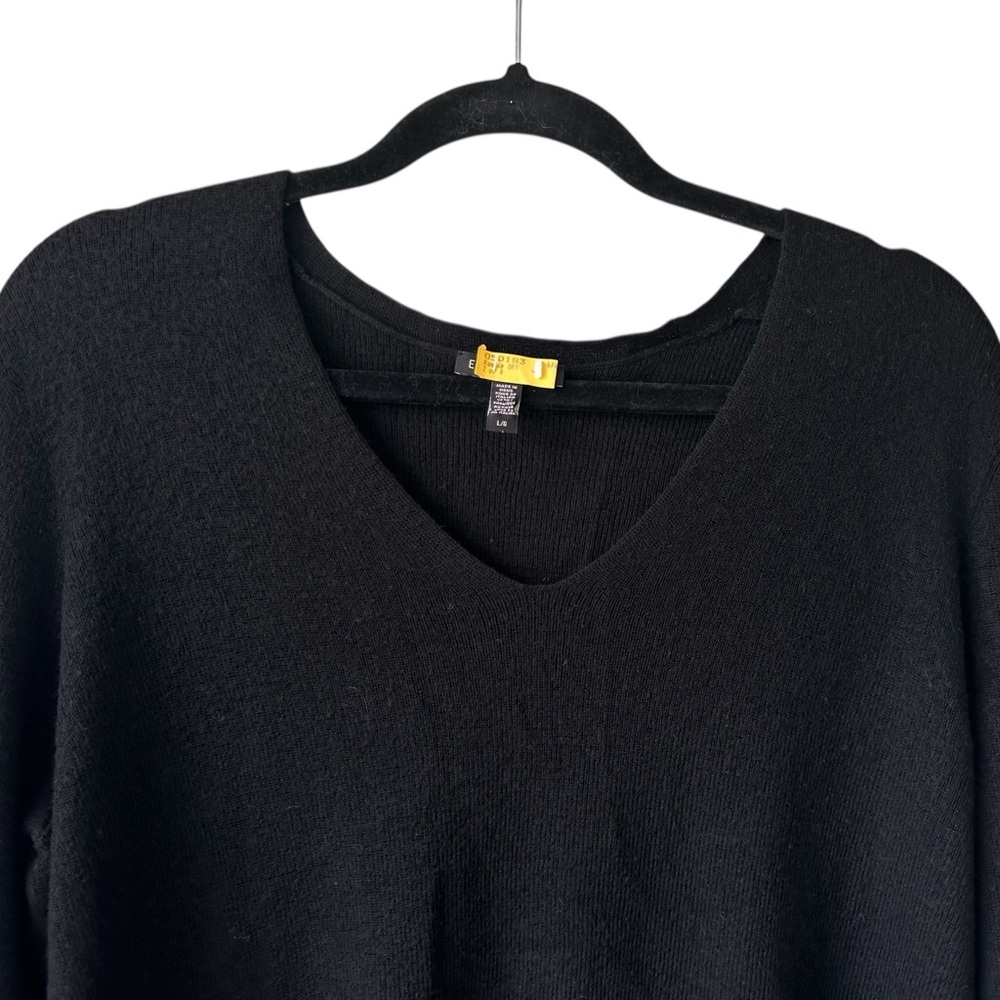 Eileen Fisher Women's 100% Superfine Merino Wool V-Neck Tunic - Picture 11 of 14